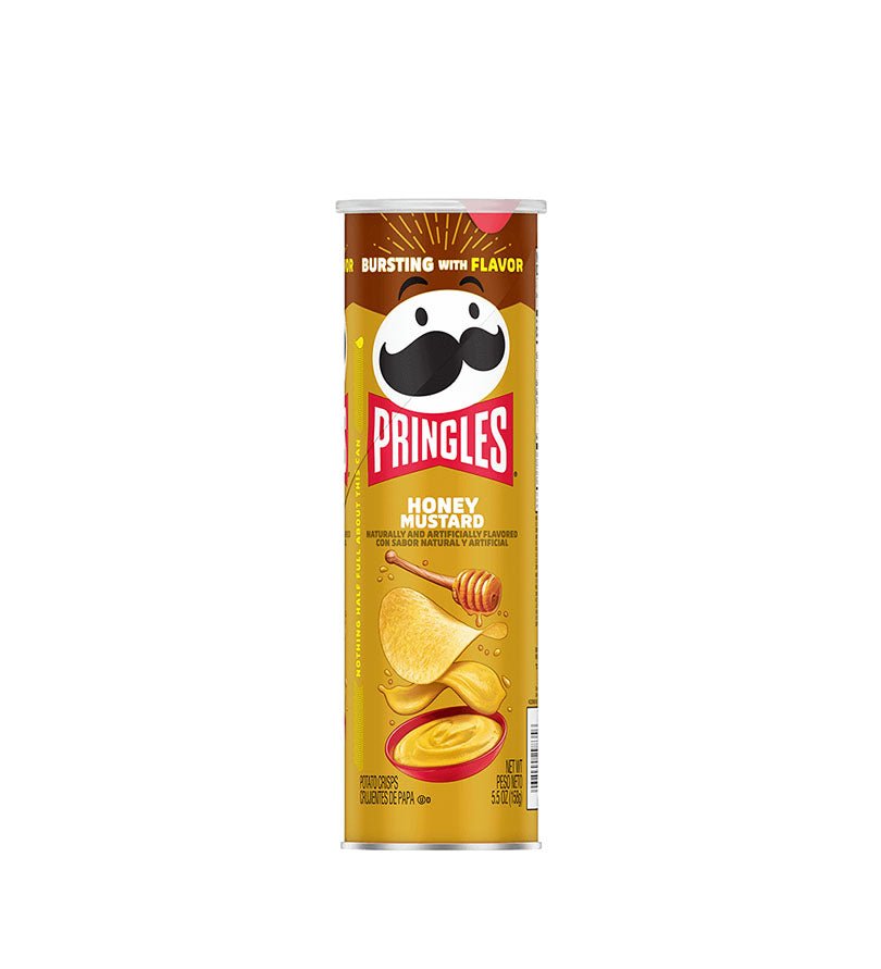 Empaque de papas Pringles sabor Honey Mustard de 158 g