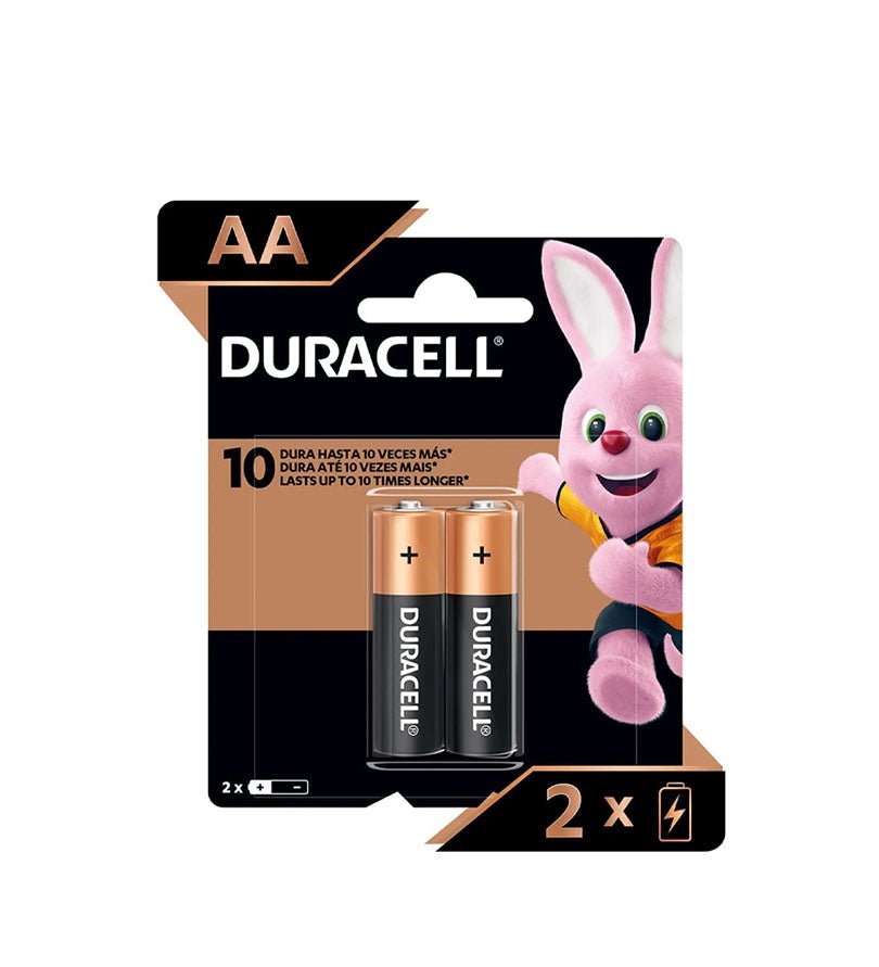 Empaque de pilas Duracell AA de 2 unidades