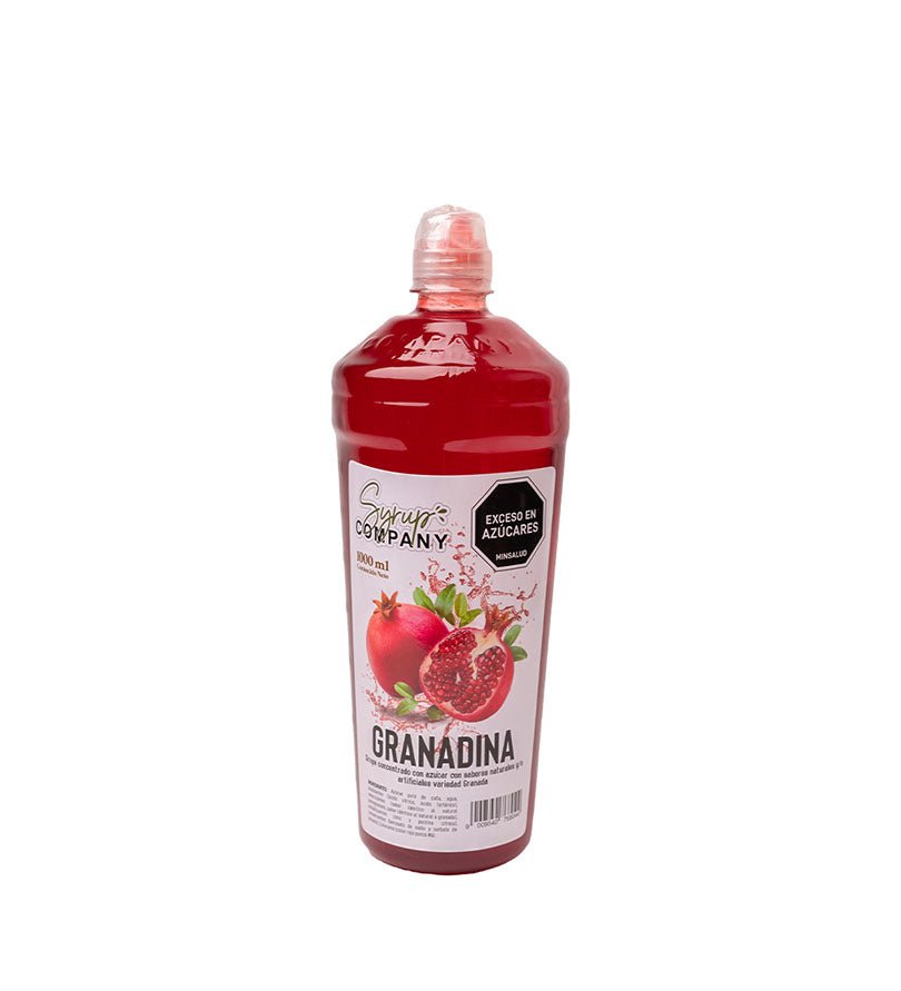 Botella de sirope Granadina Syrup Company de 1 L
