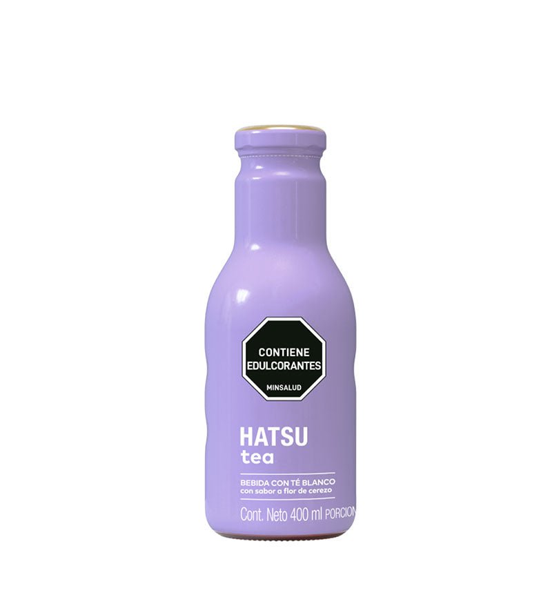 Botella de té Hatsu Lila Flor de Cerezo de 400 ml