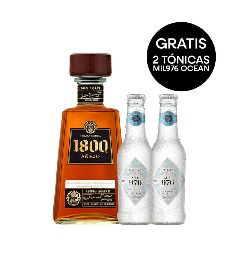 Tequila 1800 Añejo Botella - 700ml - Licores Medellín