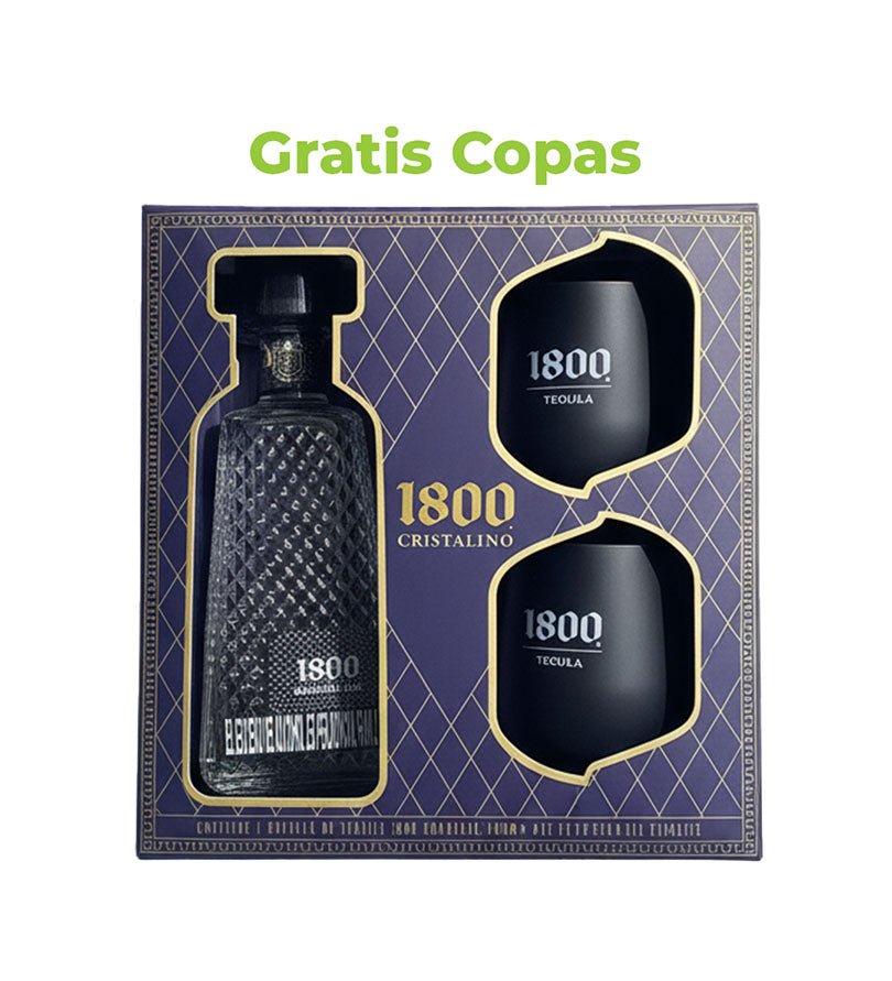 Tequila 1800 Cristalino Botella - 700ml - Licores Medellín