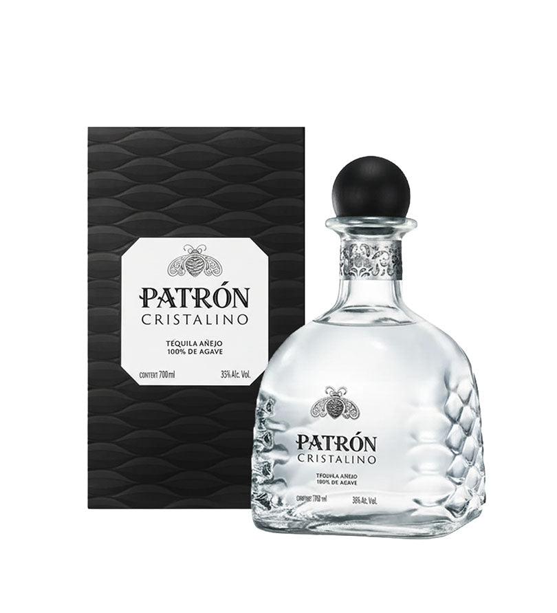 Botella de Tequila Patrón Cristalino de 700 ml