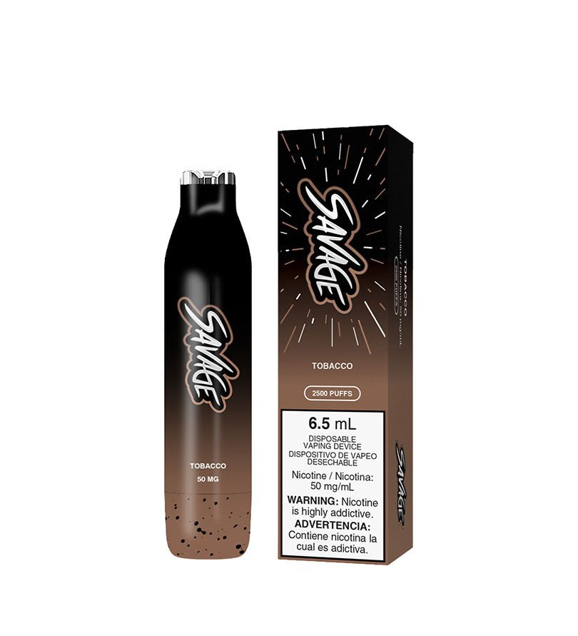 Vaper Desechable Stlth Savage Tobacco - 2500 Puff - Licores Medellín