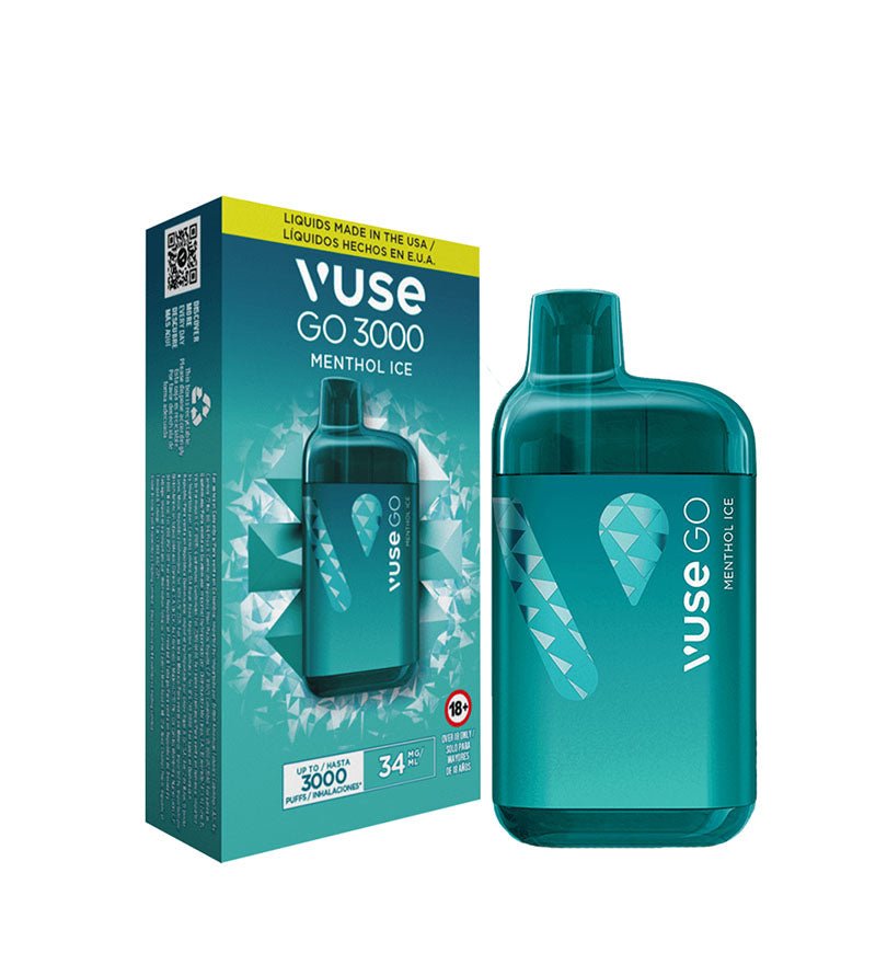 Vaper Desechable Vuse Go Menthol Ice - 3000 Puff - Licores Medellín