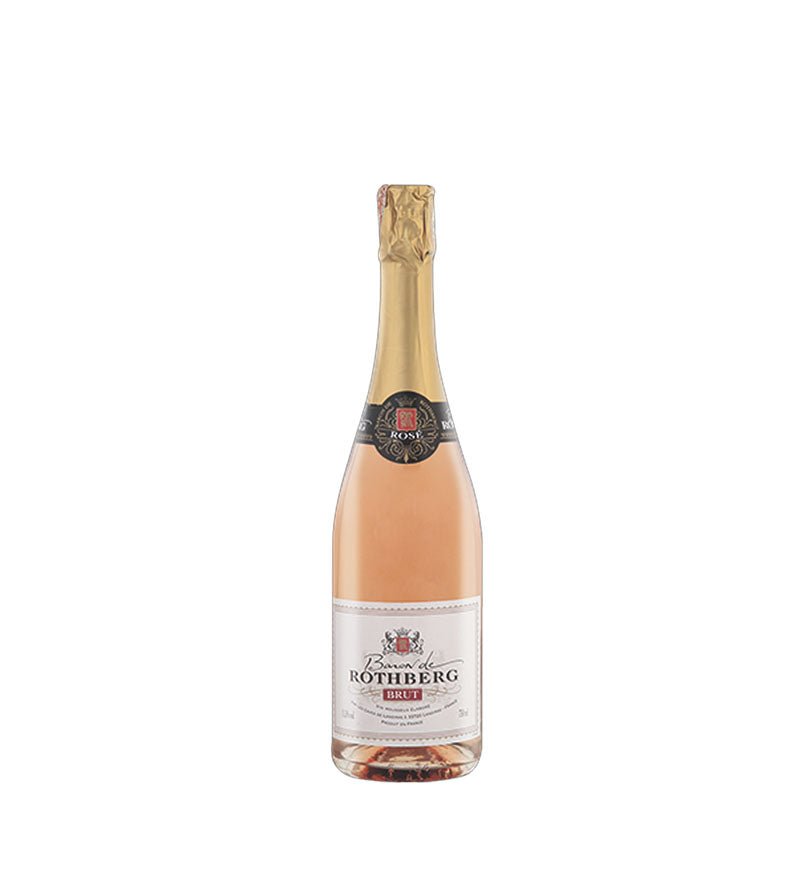 Botella de vino espumoso Baron De Rothberg Rosé de 750 ml