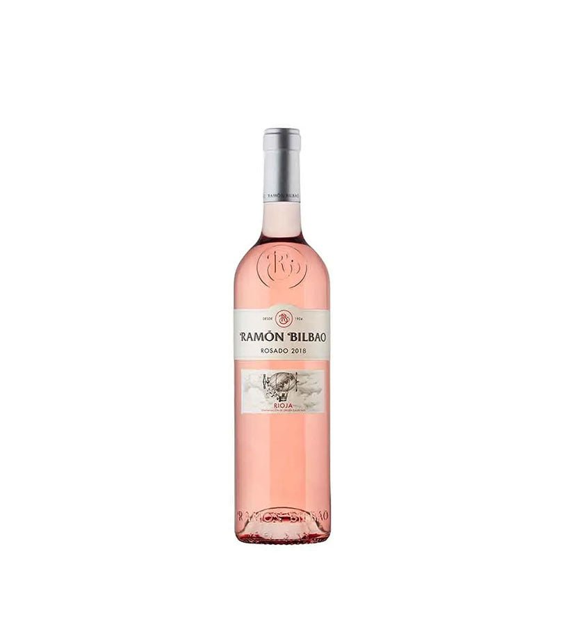 Botella de Vino Rosado Ramón Bilbao de 750 ml