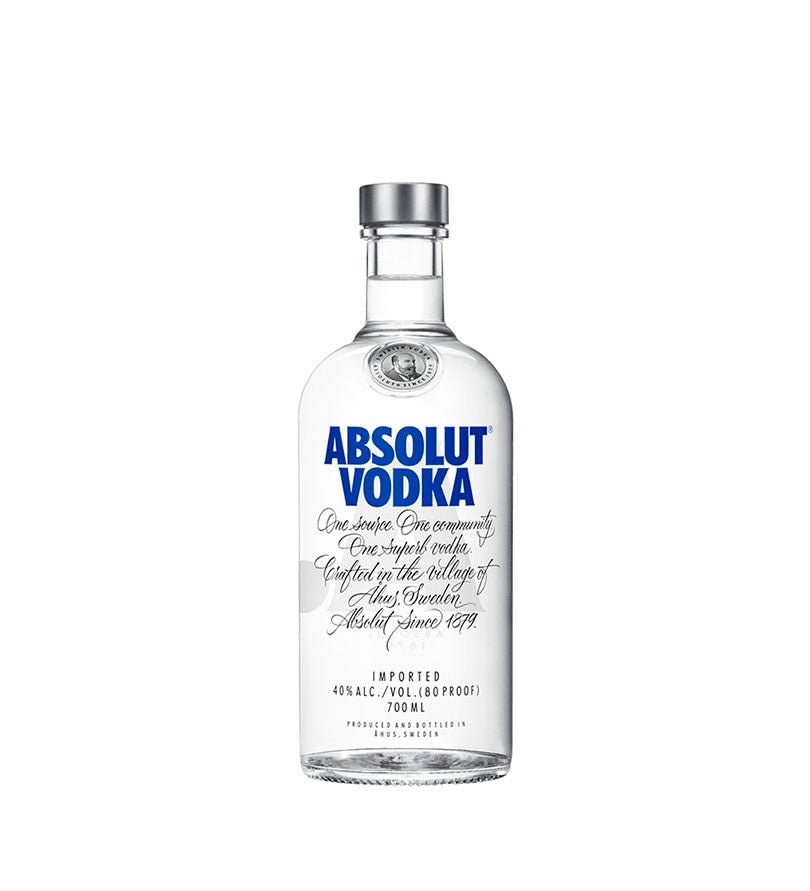 Botella de vodka Absolut de 700 ml
