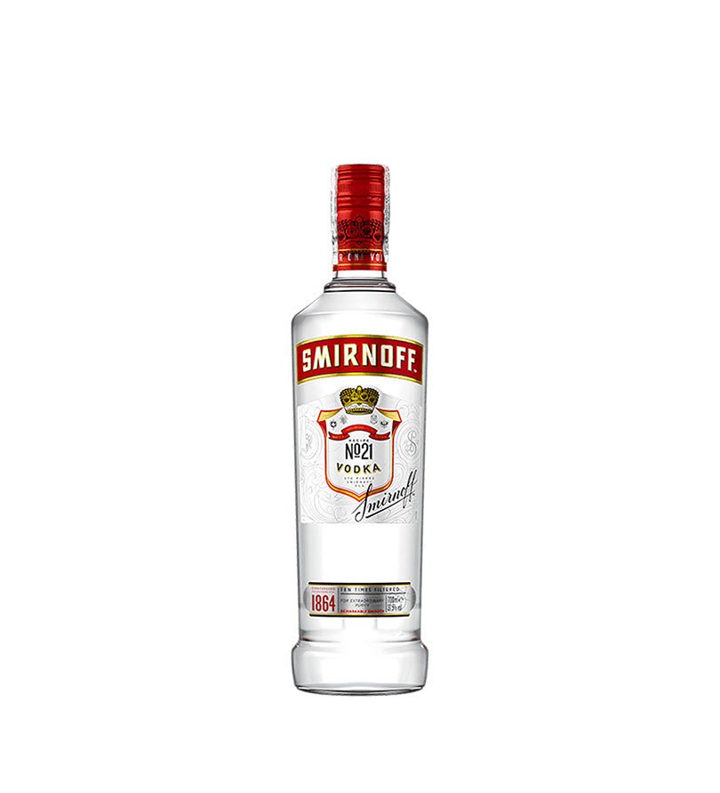 Botella de vodka Smirnoff N° 21 de 700 ml