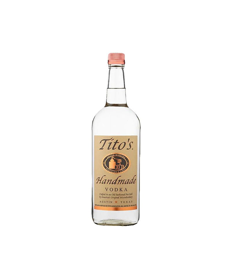 Botella de vodka Tito's de 700 ml