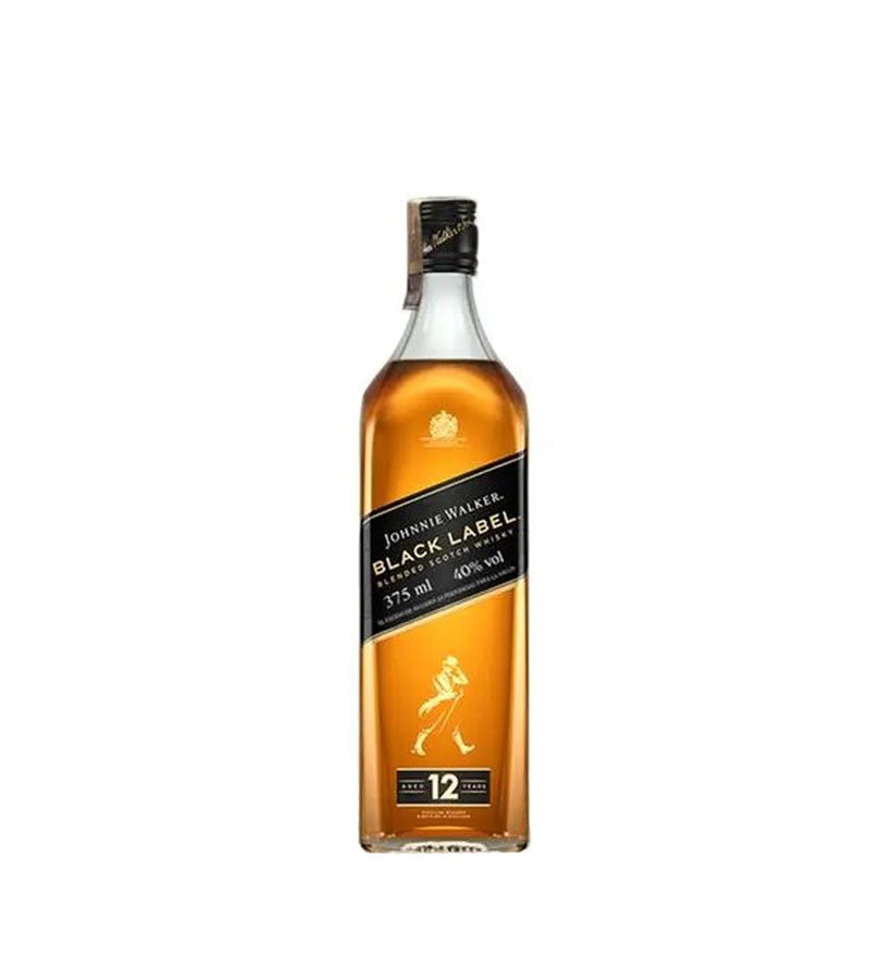 Whisky Johnnie Walker Black Label Media - 375ml - Licores Medellín