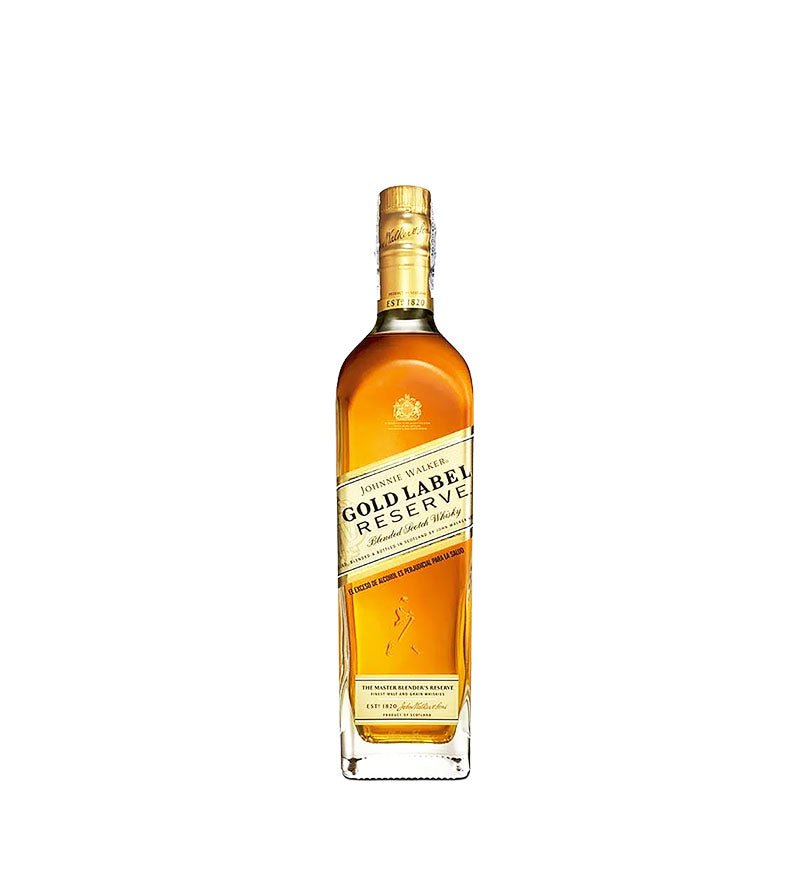 Botella de Whisky Johnnie Walker Gold Label Reserve de 700 ml con etiqueta dorada