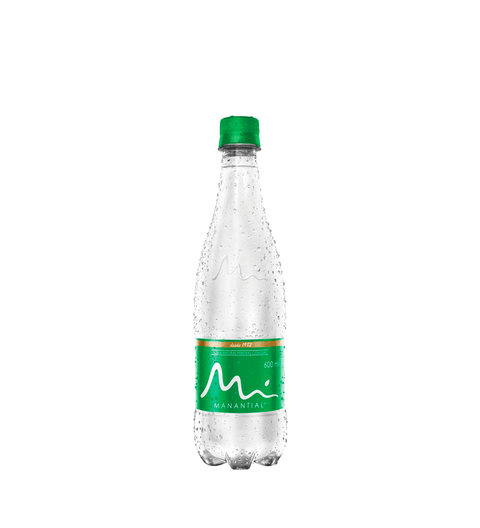 Agua Manantial con Gas Botella - 600ml - Licores Medellín