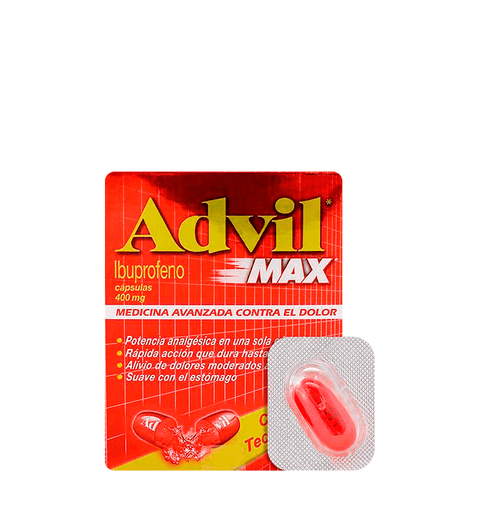 Analgésico Advil Max Dolor - 1und - Licores Medellín