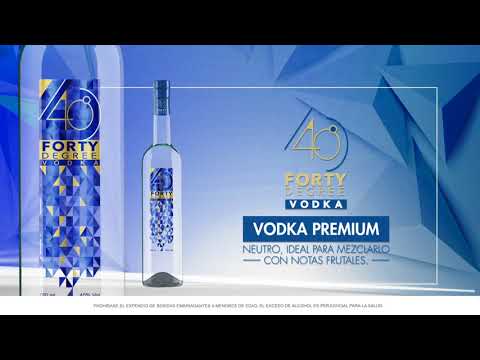 Video de presentación de Vodka Forty Degree Botella 750 ml