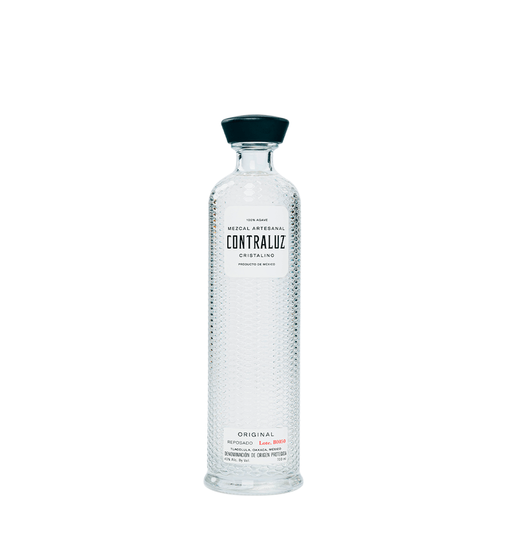Botella de Mezcal Contraluz Cristalino de 700 ml