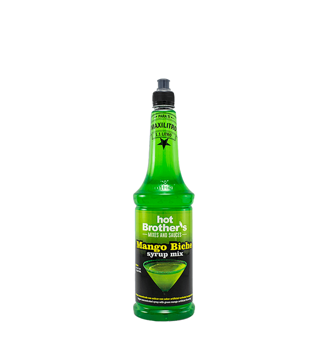 Sirope Mango Biche Mix Hot Brother's Litro - 1L - Licores Medellín