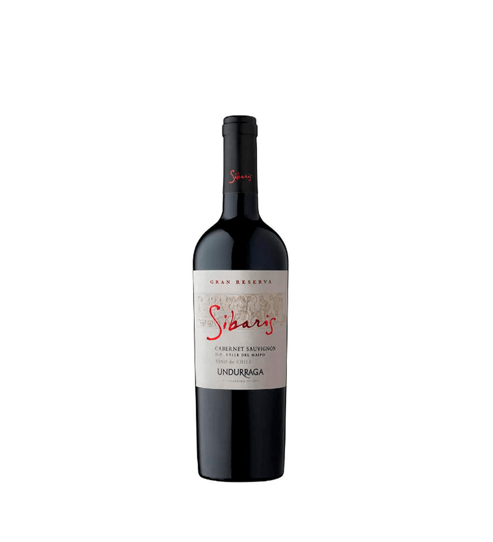 Botella de vino tinto Sibaris Gran Reserva de 750 ml