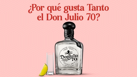 Tequila Don Julio 70 Cristalino, ¿Porqué gusta tanto en Colombia? - Licores Medellín