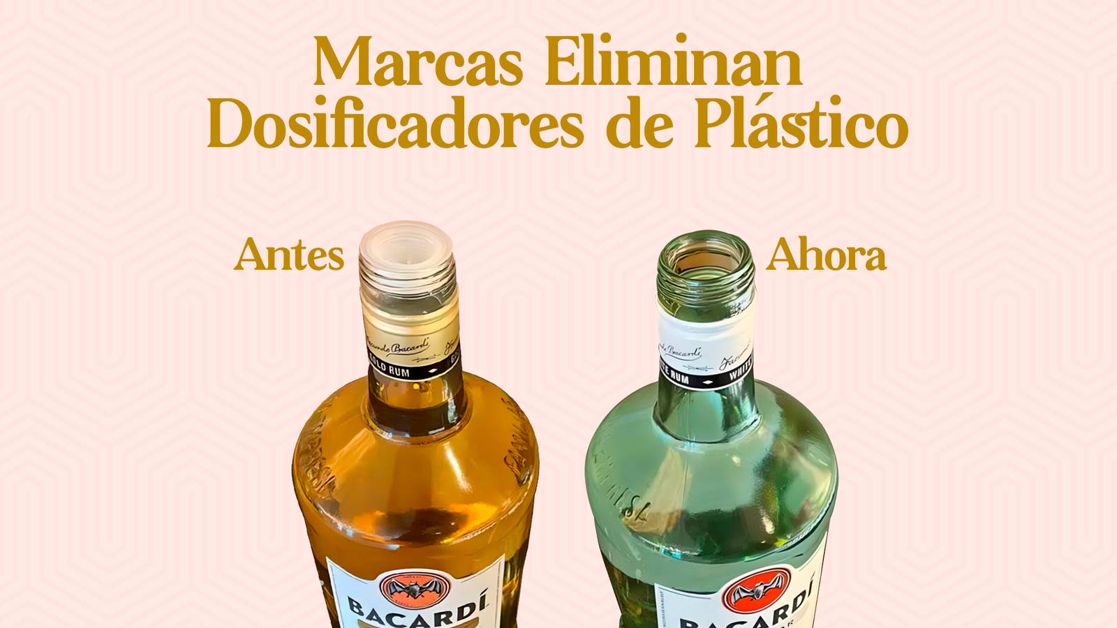 Marcas eliminan dosificadores de Plástico. - Licores Medellín