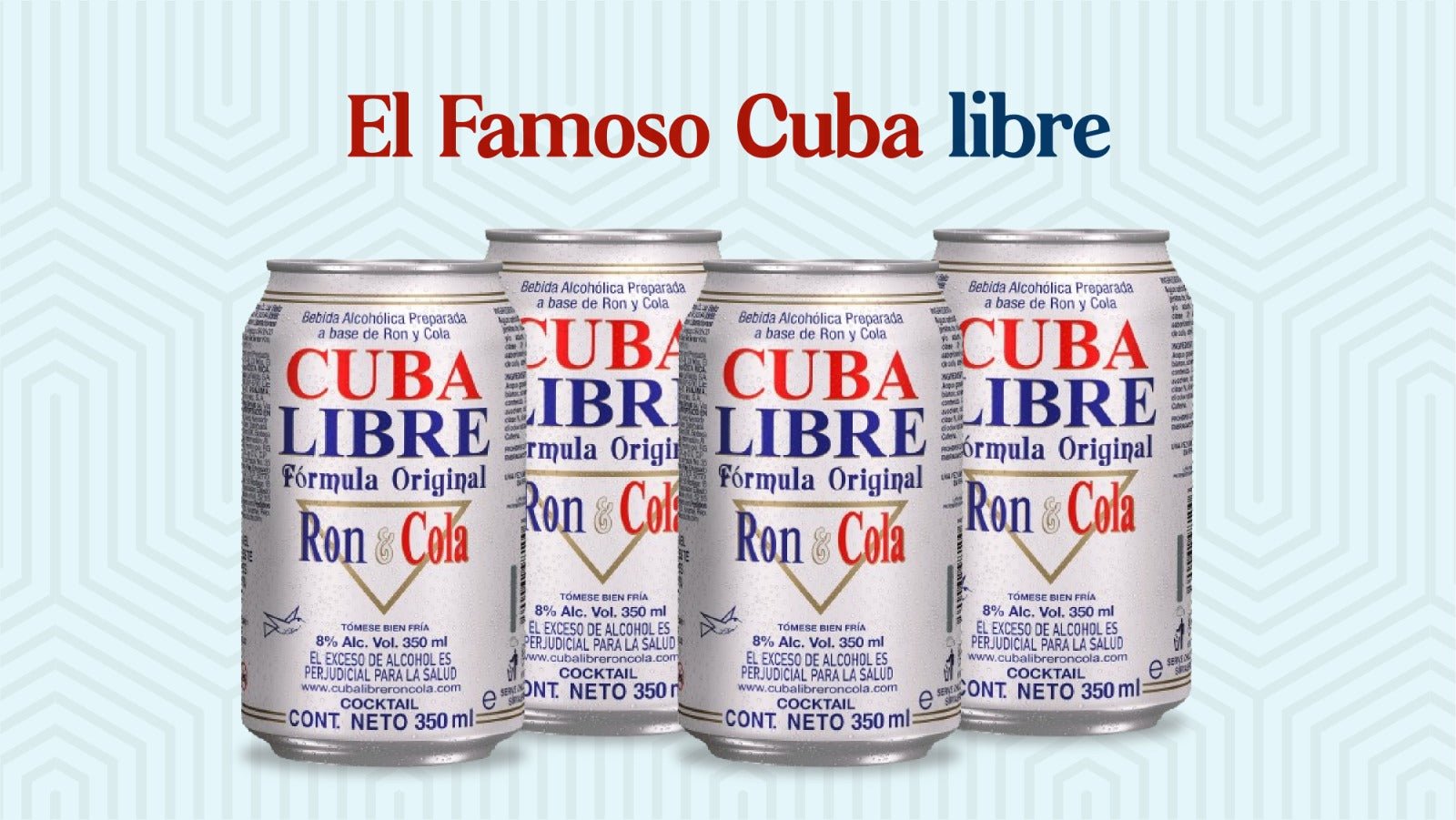 Cuba Libre, el famoso Coctél ahora en Lata - Licores Medellín