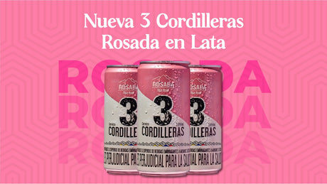 Nueva 3 Cordilleras Rosada en Lata - Licores Medellín