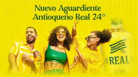Nuevo Aguardiente Antioqueño Real 24° - Licores Medellín