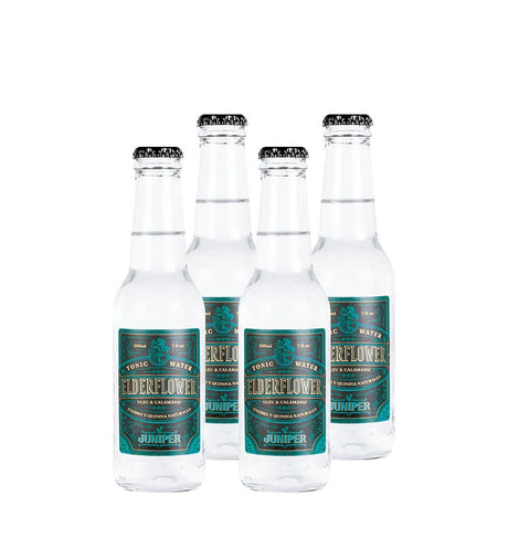 4 Pack Agua Tónica Elderflower Juniper - 200cc - Licores Medellín