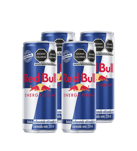 4 Pack Bebida Energizante Red Bull - 250cc - Licores Medellín