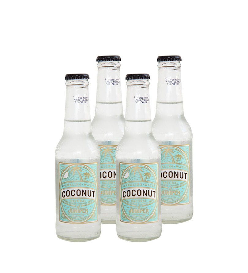 4 Pack Soda Saborizada Coconut Juniper - 200cc - Licores Medellín