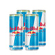 4 Pack Bebida Energizante Red Bull Sugarfree - 250cc