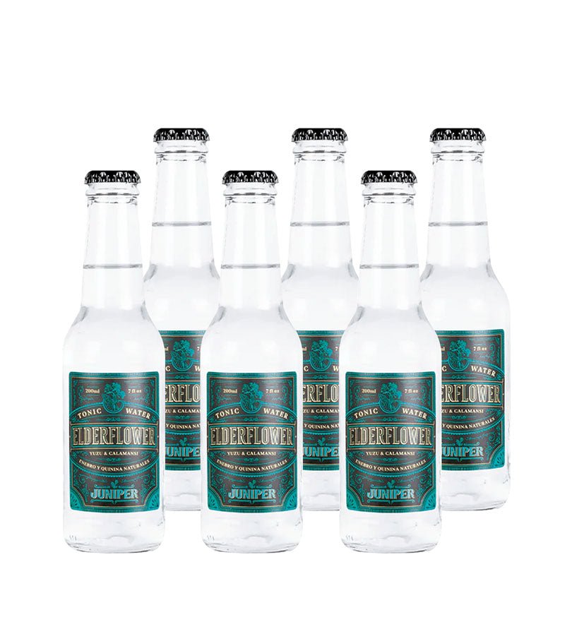 6 Pack Agua Tónica Elderflower Juniper - 200cc - Licores Medellín