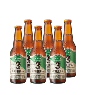 6 Pack Cerveza 3 Cordilleras Mestiza - 300cc - Licores Medellín