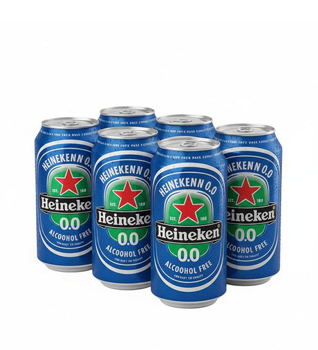 6 Pack Cerveza Heineken 0.0% lata - 250ml - Licores Medellín