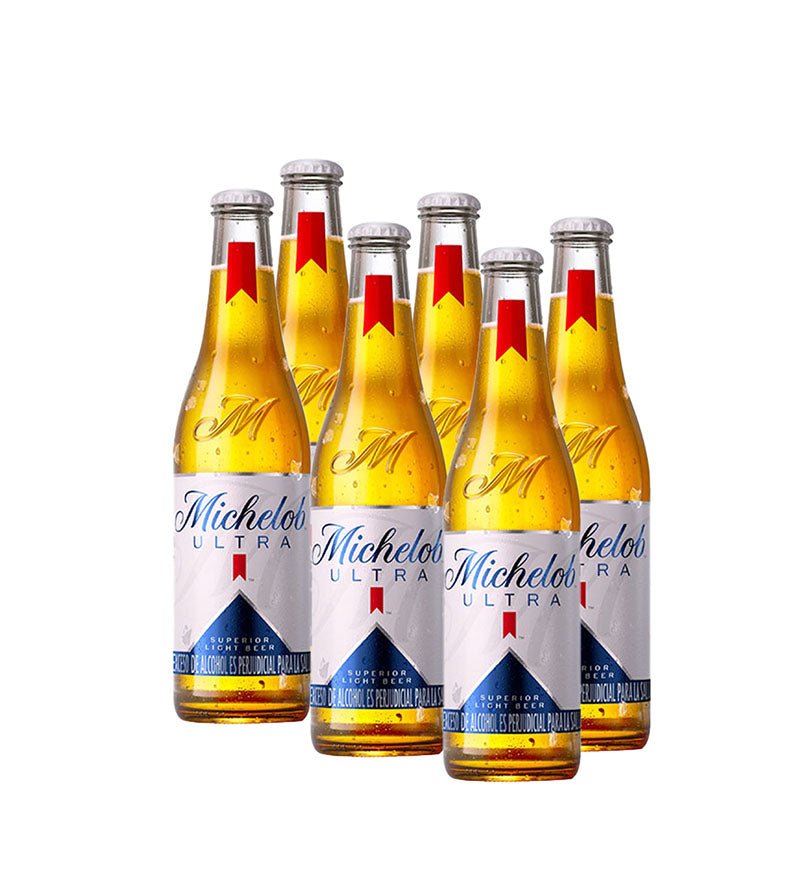 Six pack de cerveza Michelob Ultra, 6 unidades de 330 ml