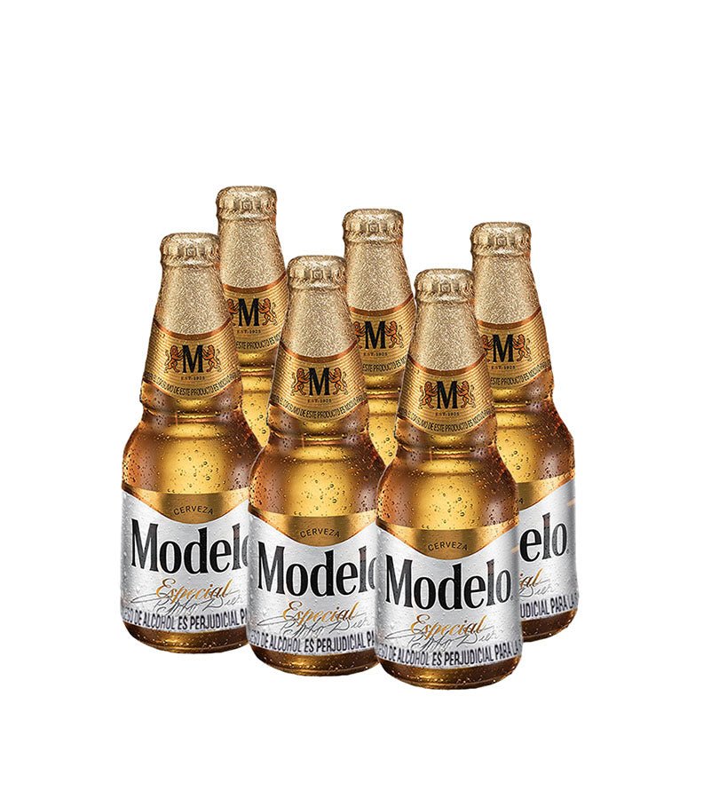 Six pack de cerveza Modelo Especial, 6 unidades de 355 ml
