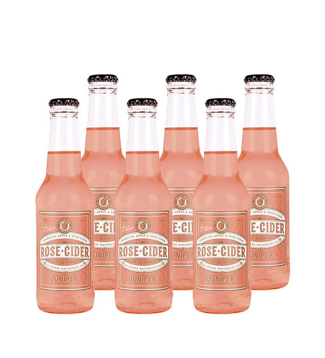 6 Pack Soda Saborizada Rose Cider Juniper - 200cc - Licores Medellín