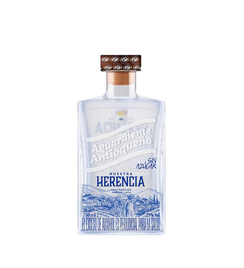 Aguardiente Antioqueño Nuestra Herencia Tapa Azul Botella - 750ml