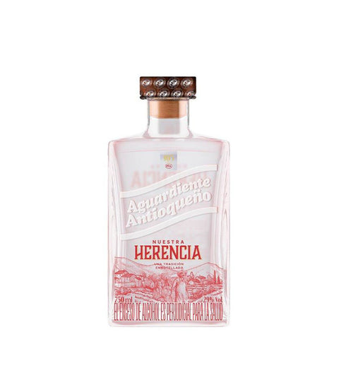 Aguardiente Antioqueño Nuestra Herencia Tapa Roja Botella - 750ml