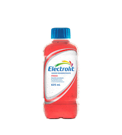Botella de bebida Electrolit sabor fresa de 625 ml