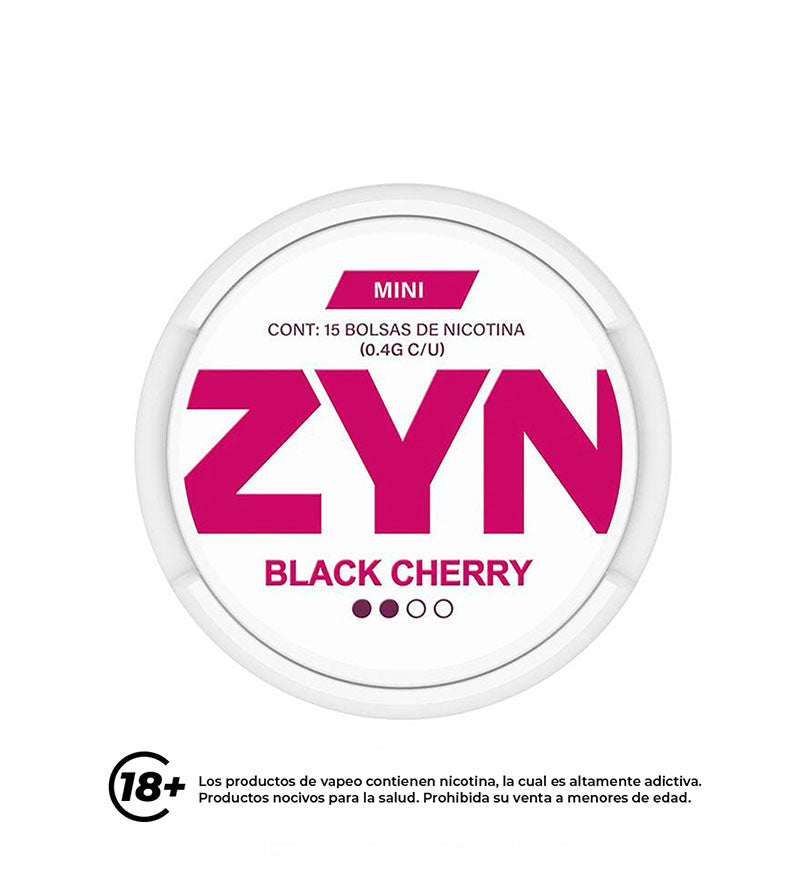 Bolsas de Nicotina Zyn Black Cherry - 3mg