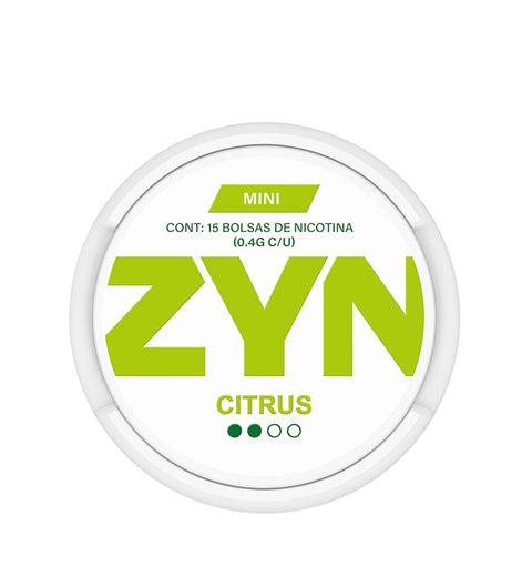 Bolsas de Nicotina Zyn Citrus - 3mg