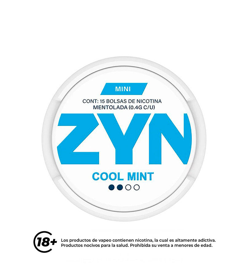 Bolsas de Nicotina Zyn Cool Mint - 3mg