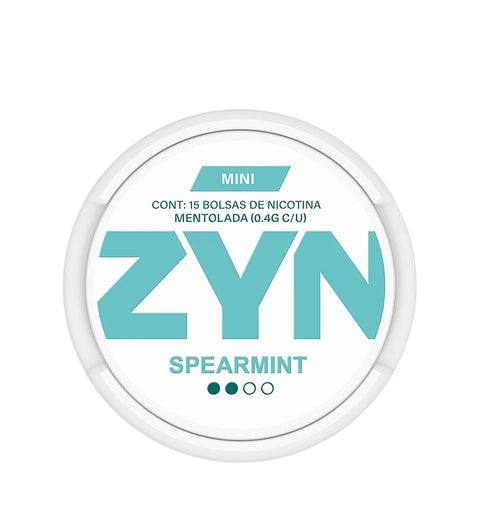 Bolsas de Nicotina Zyn Spearmint - 3mg