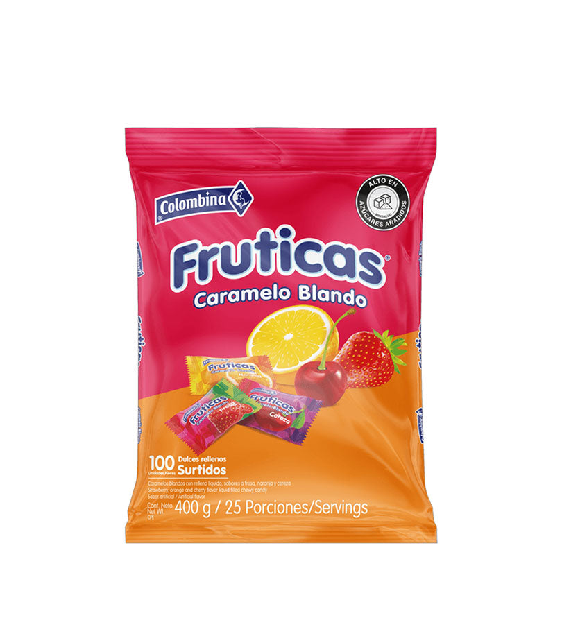 Bolsa Fruticas Caramelo Blando - 400g