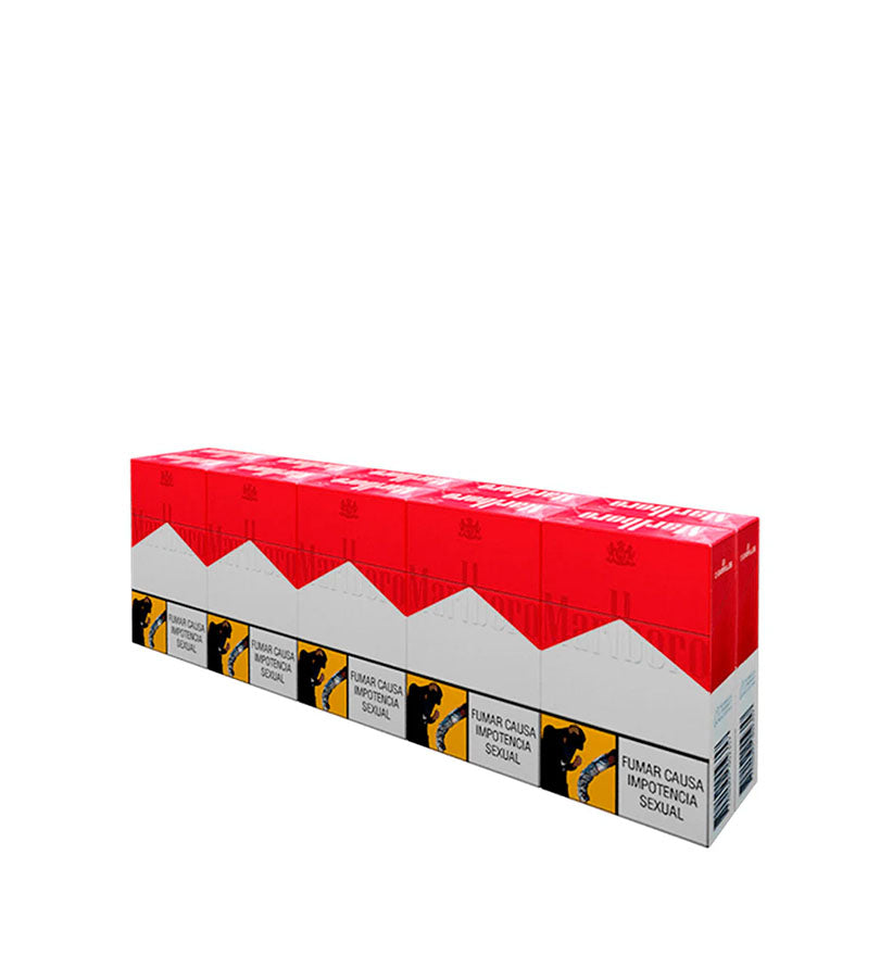 Cartón Medio Cigarrillo Marlboro Rojo - 10paq