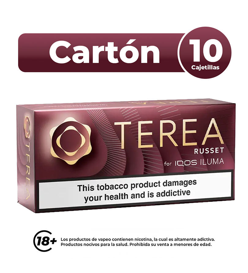 Cartón Terea Russet - 10 Cajetillas