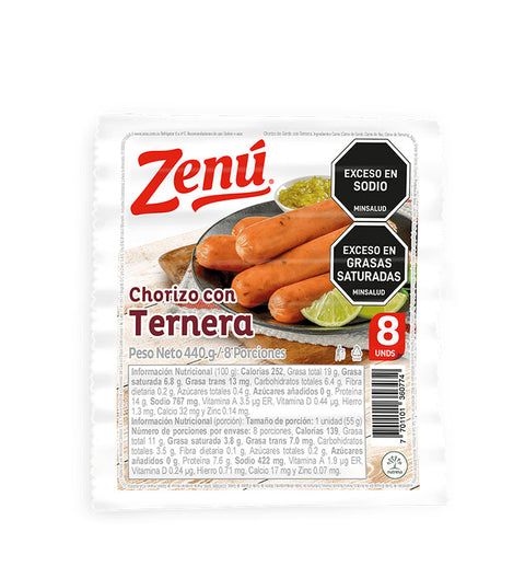 Chorizos con Ternera Zenú - 440g