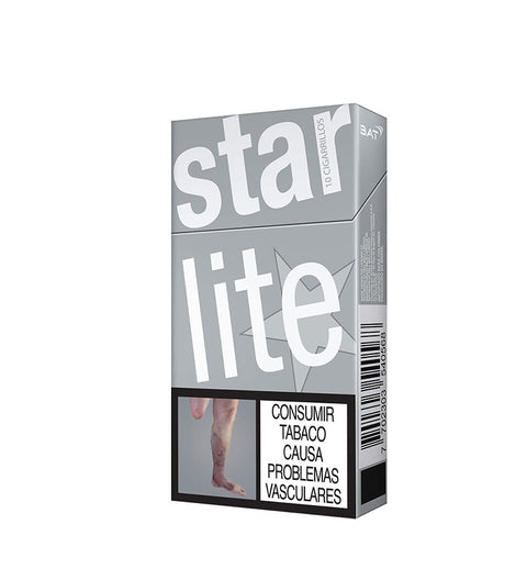 Cigarrillo Star Lite Silver - Medio 10und