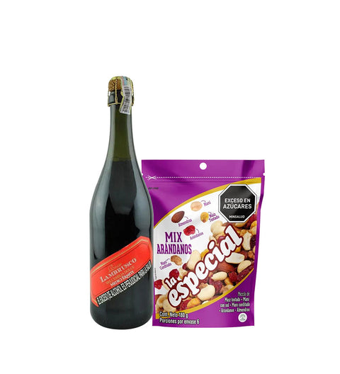 Combo Espumoso Lambrusco Medici + Maní La Especial